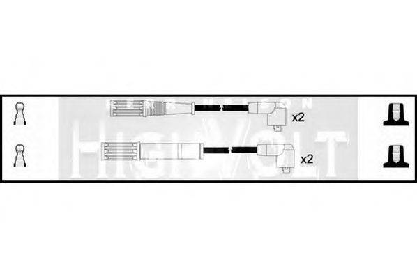 STANDARD OEF711 Комплект дротів запалювання