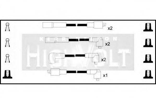 STANDARD OEF289 Комплект дротів запалювання