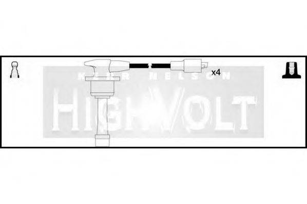 STANDARD OEF184 Комплект дротів запалювання