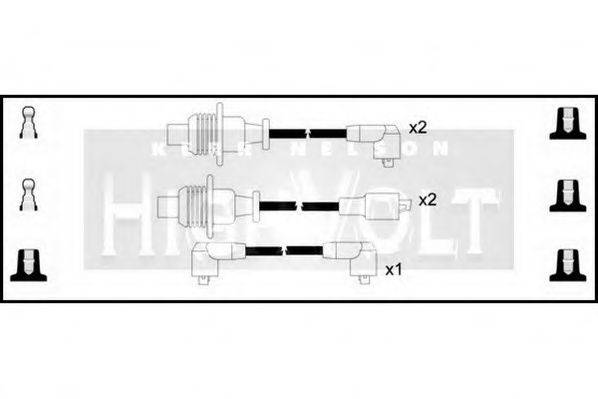 STANDARD OEF527 Комплект дротів запалювання