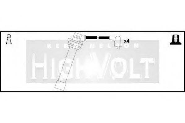 STANDARD OEF197 Комплект дротів запалювання