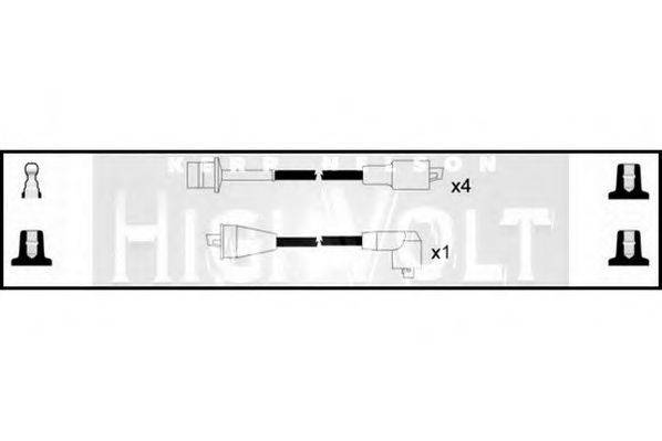 STANDARD OEF668 Комплект дротів запалювання