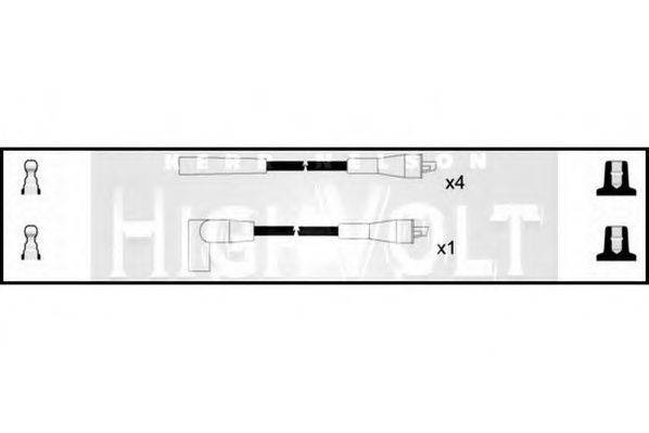 STANDARD OEF395 Комплект дротів запалювання