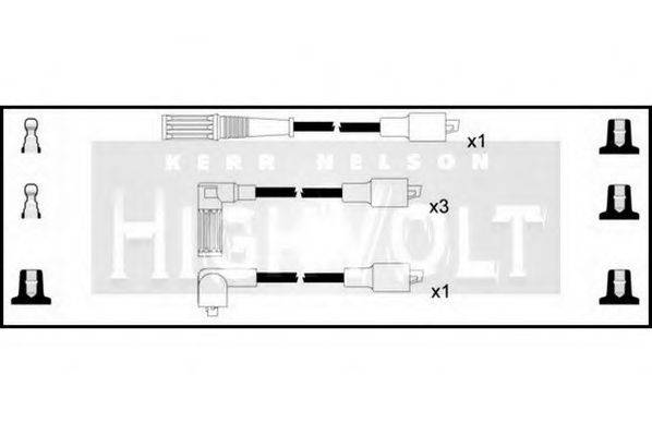 STANDARD OEF013 Комплект дротів запалювання