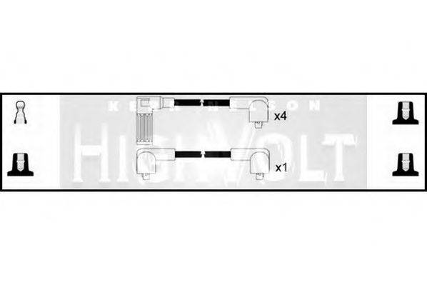 STANDARD OEF213 Комплект дротів запалювання