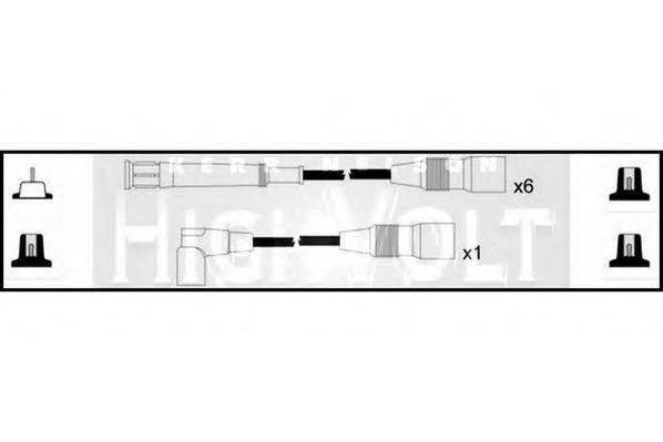 STANDARD OEF038 Комплект дротів запалювання