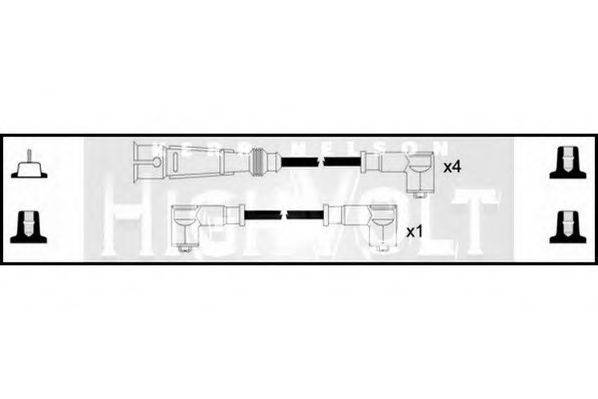 STANDARD OEF388 Комплект дротів запалювання