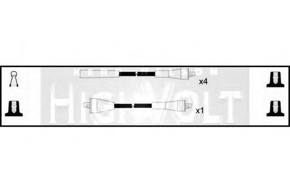 STANDARD OEF188 Комплект дротів запалювання