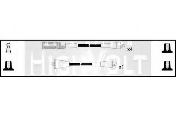 STANDARD OEF908 Комплект дротів запалювання