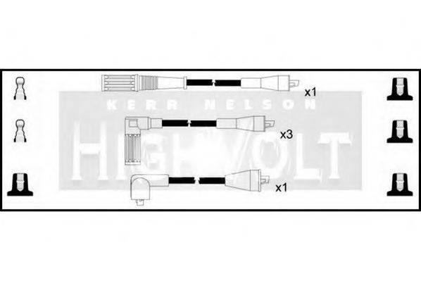 STANDARD OEF325 Комплект дротів запалювання