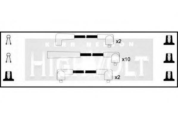 STANDARD OEF220 Комплект дротів запалювання