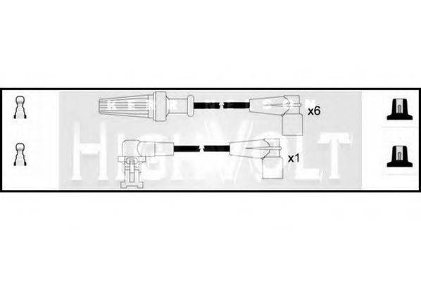 STANDARD OEF591 Комплект дротів запалювання