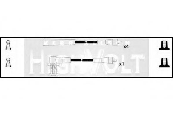 STANDARD OEF973 Комплект дротів запалювання