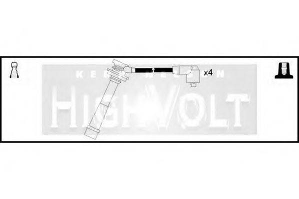 STANDARD OEF284 Комплект дротів запалювання