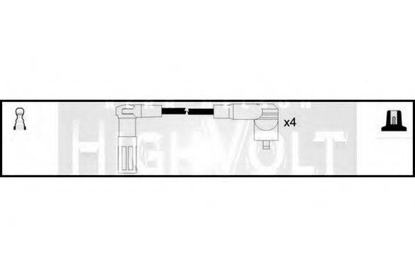 STANDARD OEF503 Комплект дротів запалювання