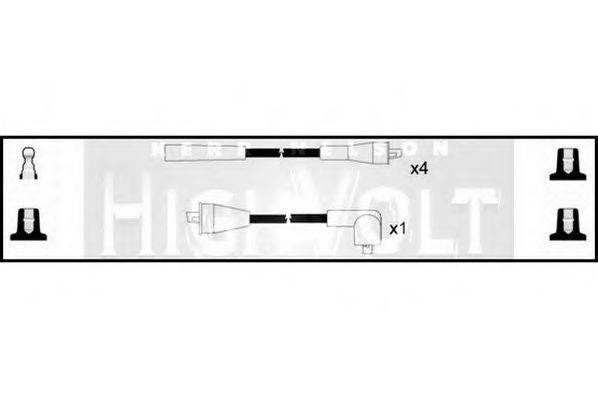 STANDARD OEF947 Комплект дротів запалювання