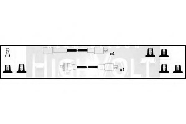 STANDARD OEF239 Комплект дротів запалювання