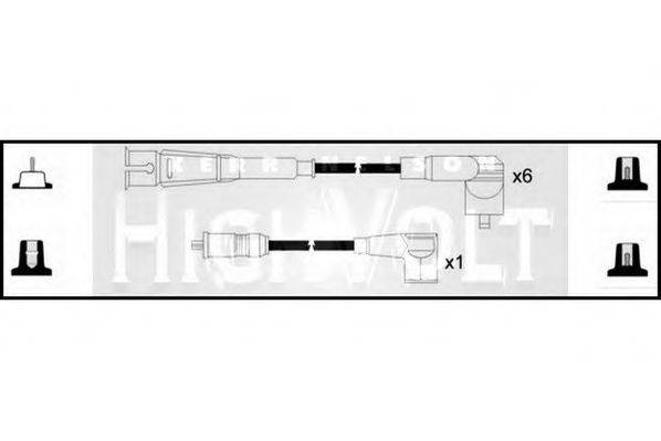 STANDARD OEF528 Комплект дротів запалювання