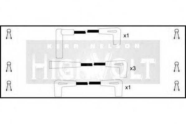 STANDARD OEF918 Комплект дротів запалювання