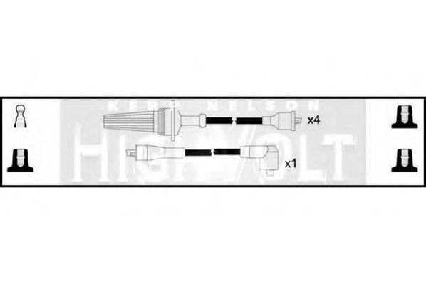 STANDARD OEF277 Комплект дротів запалювання