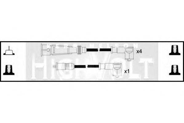 STANDARD OEF966 Комплект дротів запалювання