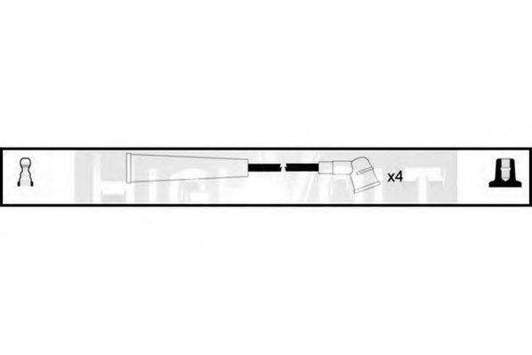 STANDARD OEF010 Комплект дротів запалювання