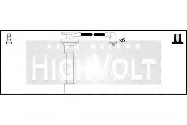 STANDARD OEF741 Комплект дротів запалювання