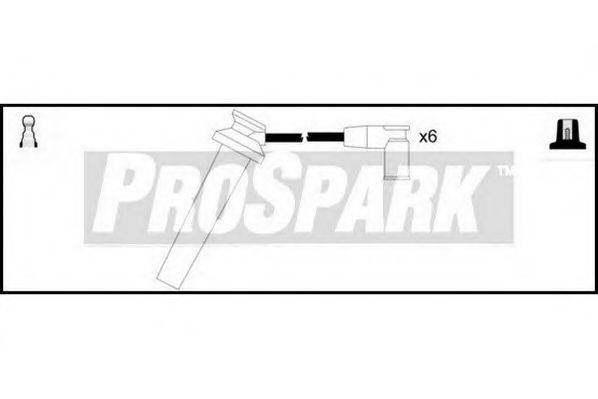 STANDARD OES1015 Комплект дротів запалювання