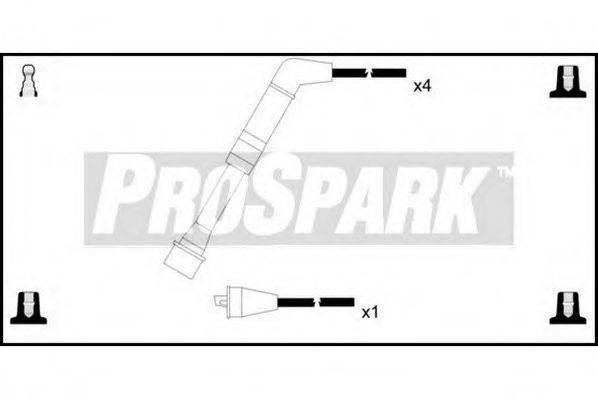 STANDARD OES1052 Комплект дротів запалювання