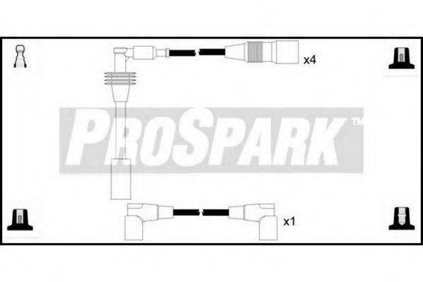 STANDARD OES1091 Комплект дротів запалювання