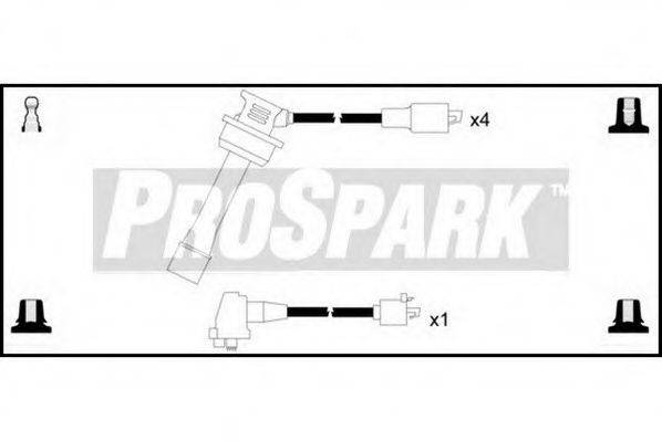 STANDARD OES1166 Комплект дротів запалювання