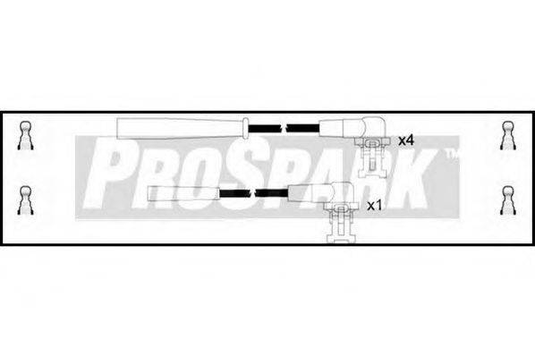 STANDARD OES179 Комплект дротів запалювання