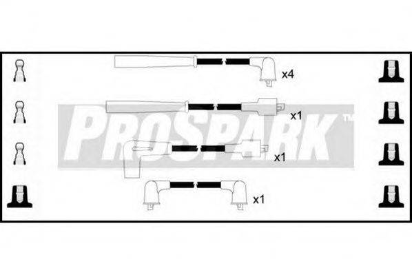 STANDARD OES427 Комплект дротів запалювання