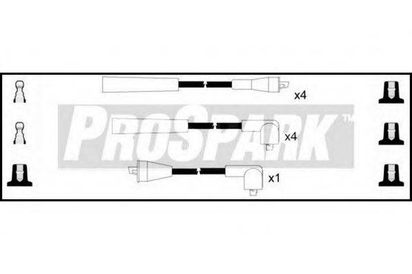 STANDARD OES446 Комплект дротів запалювання