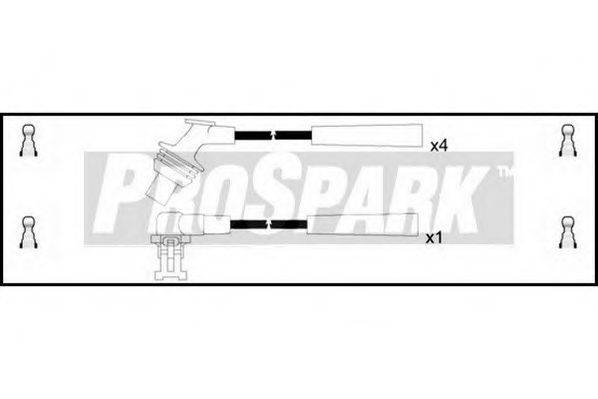 STANDARD OES452 Комплект дротів запалювання