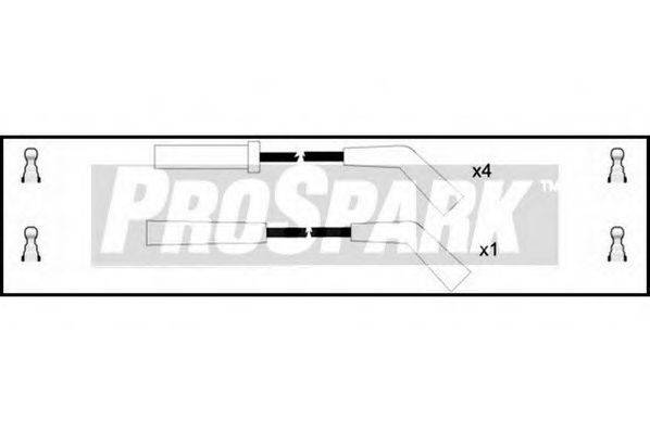 STANDARD OES456 Комплект дротів запалювання