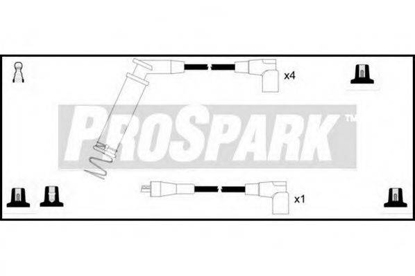 STANDARD OES459 Комплект дротів запалювання