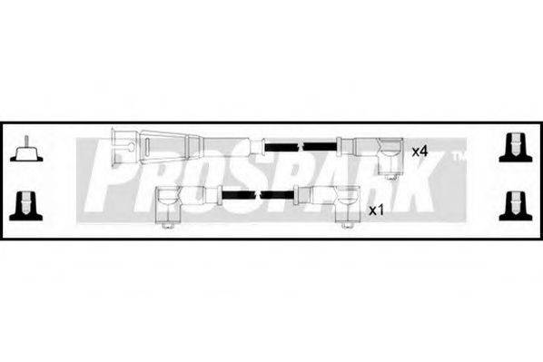 STANDARD OES678 Комплект дротів запалювання