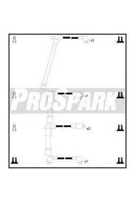 STANDARD OES690 Комплект дротів запалювання