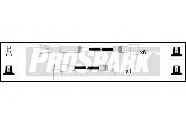 STANDARD OES718 Комплект дротів запалювання