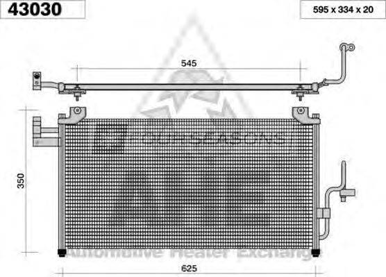 STANDARD F443030 Конденсатор, кондиціонер