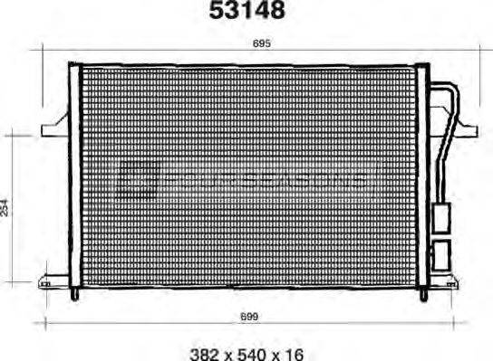 STANDARD F453148 Конденсатор, кондиціонер