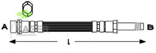 KAGER 380309 Гальмівний шланг