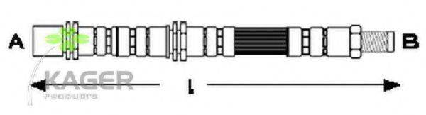 KAGER 380820 Гальмівний шланг