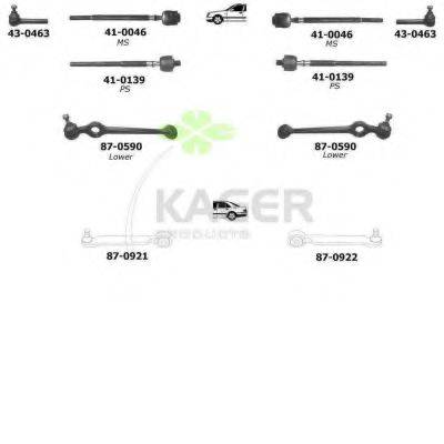 KAGER 800275 Підвіска колеса