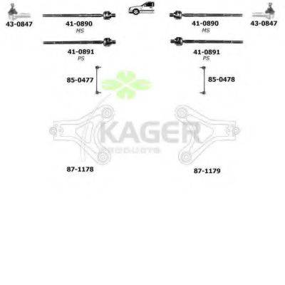 KAGER 800663 Підвіска колеса