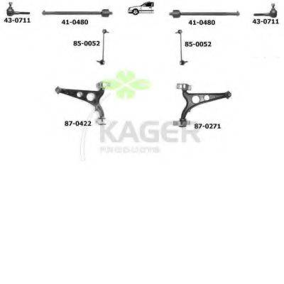 KAGER 800816 Підвіска колеса