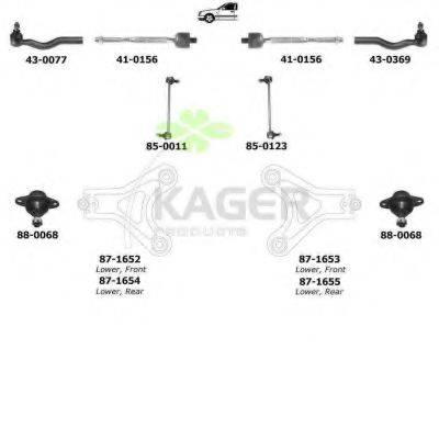 KAGER 801006 Підвіска колеса