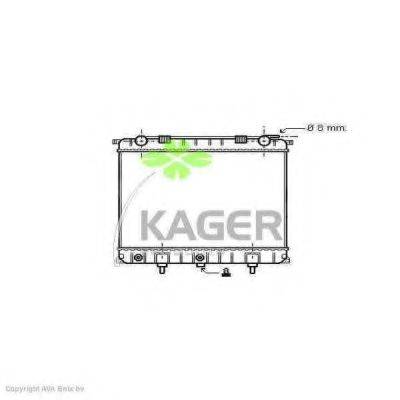 KAGER 310091 Радіатор, охолодження двигуна