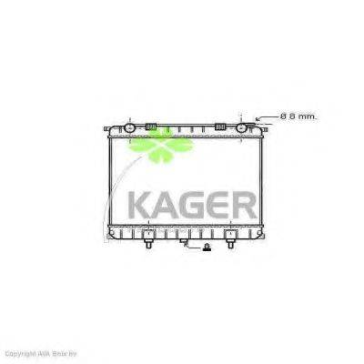 KAGER 310092 Радіатор, охолодження двигуна